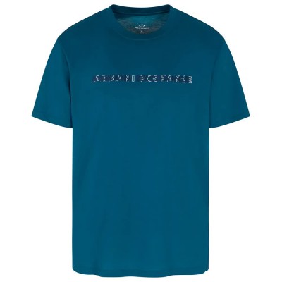 тениска,мъжки,тениски,дамски,тениски,armani,exchange,xm001458,af10364,short,sleeve,t,shirt,blue,(reflecting,pond)