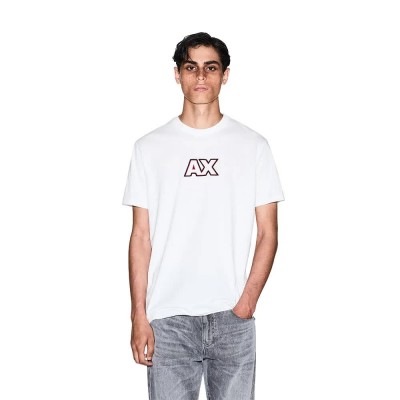 тениска,мъжки,тениски,дамски,тениски,armani,exchange,xm001912,af10362,short,sleeve,t,shirt,white,(off,white)