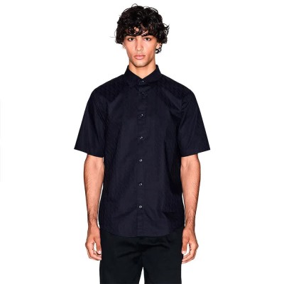 риза,с,къс,ръкав,дамски,ризи,мъжки,ризи,armani,exchange,xm001935,af16631,short,sleeve,shirt,blue,(deep,navy)