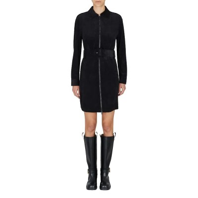 рокля,дамски,поли,и,рокли,armani,exchange,xw000736,af16202,dress,black,(black)