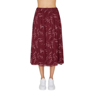 пола,дамски,поли,и,рокли,armani,exchange,xw001022,af12051,midi,skirt,red,(blossom,print)