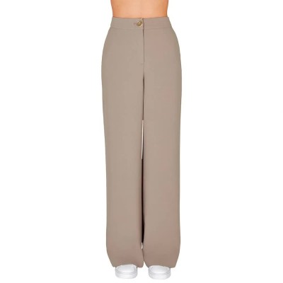 панталони,дамски,панталони,armani,exchange,xw001264,af16148,high,waist,pants,beige,(brown,bass)