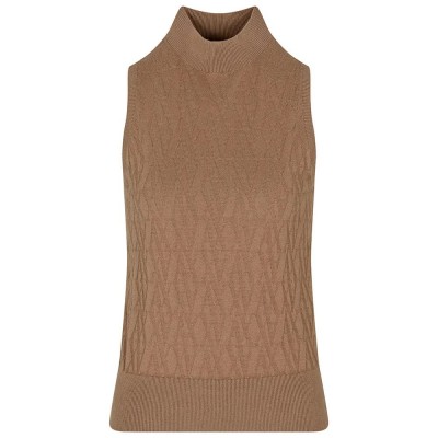 потник,дамски,пуловери,дамски,плетени,дрехи,armani,exchange,xw001318,af16619,knitted,vest,brown,(brown,bass,brown,bass,mono)