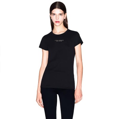 тениска,мъжки,тениски,дамски,тениски,armani,exchange,xw001455,af10356,short,sleeve,t,shirt,black,(black,gold)