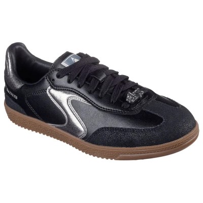 маратонки,дамски,маратонки,skechers,hotshot,cool,glow,trainers,black,duraleather,silver,trim