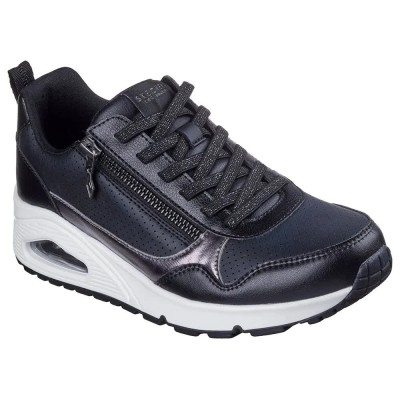 маратонки,мъжки,маратонки,дамски,маратонки,skechers,uno,metallic,sliders,trainers,black,(black,duraleather,mesh)