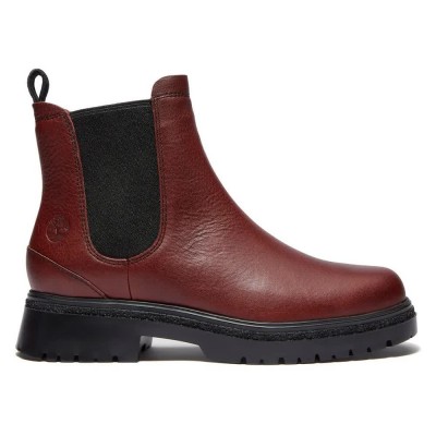обувки,дамски,боти,дамски,високи,обувки,за,ходене,timberland,cambria,valley,mid,chelsea,boots,burgundy,full,grain,(brown)