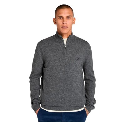 блуза,мъжки,пуловери,timberland,cohas,brook,half,zip,sweater,grey,(dark,grey,ht,obsidian)