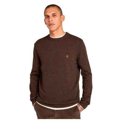 блуза,мъжки,пуловери,timberland,cohas,brook,merino,sweater,brown,(brown,heather)