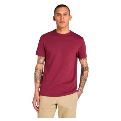 тениска,мъжки,тениски,timberland,dunstan,river,short,sleeve,t,shirt,red,(burgundy)