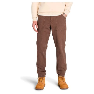 панталони,мъжки,панталони,timberland,goffstown,washed,canvas,fatigue,pants,chocolate,brown,(brown)