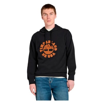суичър,мъжки,пуловери,timberland,holiday,graphic,hoodie,black,(black)