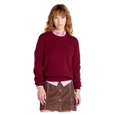 блуза,дамски,пуловери,дамски,плетени,дрехи,timberland,merino,sweater,red,(burgundy)