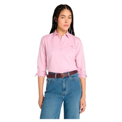 риза,с,дълъг,ръкав,дамски,блузи,дамски,ризи,timberland,oxford,long,sleeve,shirt,polignac,yd,(pink)