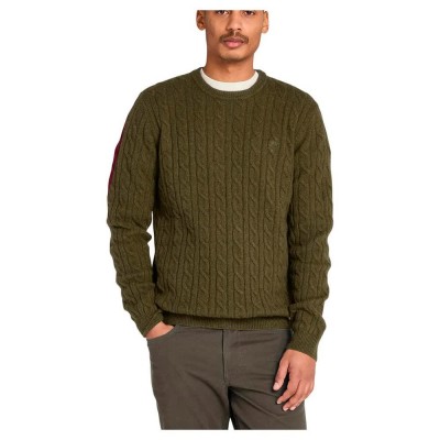блуза,мъжки,пуловери,timberland,phillips,brook,cable,crew,neck,sweater,leaf,green,(green)