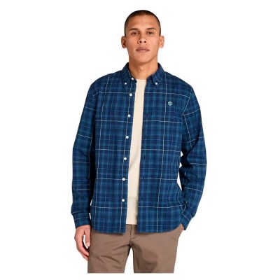 карирана,риза,мъжки,ризи,timberland,stretch,poplin,check,long,sleeve,shirt,peacoat,yd