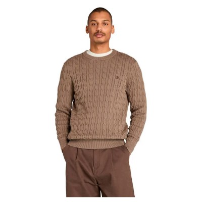 блуза,мъжки,пуловери,timberland,williams,river,cable,sweater,chocolate,chip,(brown)