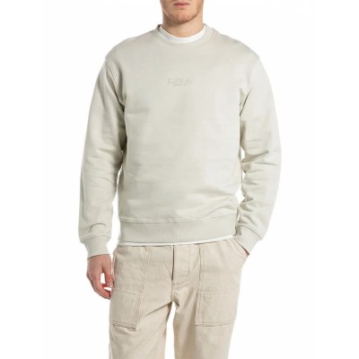 блуза,мъжки,пуловери,replay,m3187.000.23802,sweatshirt,beige,(cloud)