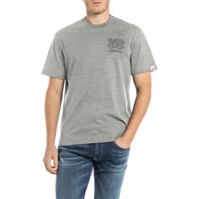 тениска,мъжки,тениски,replay,m3204.000.2660,short,sleeve,t,shirt,grey,(grey,melange)