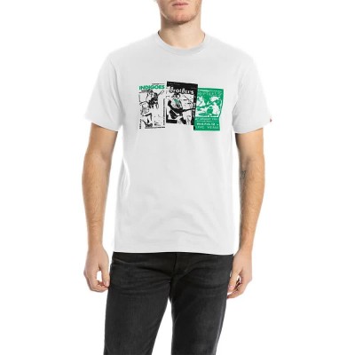 тениска,мъжки,тениски,replay,m3225.000.2660,short,sleeve,t,shirt,white,(natural,white)