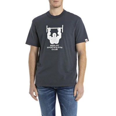 тениска,мъжки,тениски,replay,m3240.000.22662g,short,sleeve,t,shirt,grey