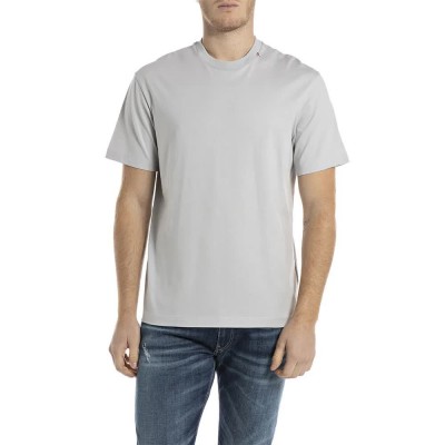 тениска,мъжки,тениски,replay,m3280.000.23608p,short,sleeve,t,shirt,ice,(grey)
