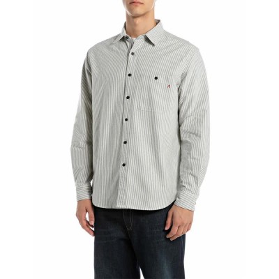 риза,с,дълъг,ръкав,мъжки,ризи,replay,m4144.000.52810,long,sleeve,shirt,cream,white,blue,(grey)