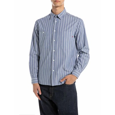риза,с,дълъг,ръкав,мъжки,ризи,replay,m4153.000.52852,long,sleeve,shirt,blue,(light,blue,white)