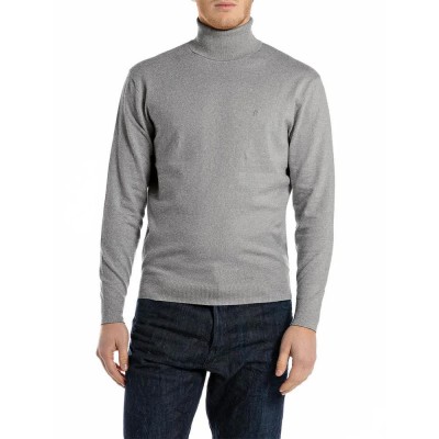 блуза,мъжки,пуловери,дамски,пуловери,replay,uk4861.000.g23138,sweater,medium,grey,melange