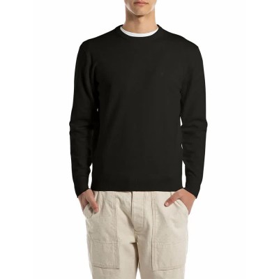 блуза,мъжки,пуловери,replay,uk4860.000.g23138,sweater,black