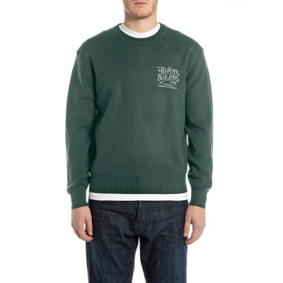 блуза,мъжки,пуловери,дамски,пуловери,replay,uk4885.000.g23538,sweater,green,(sea,green)
