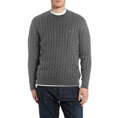 блуза,мъжки,пуловери,дамски,пуловери,replay,uk4866.000.g21280g,sweater,grey,(steel,grey)