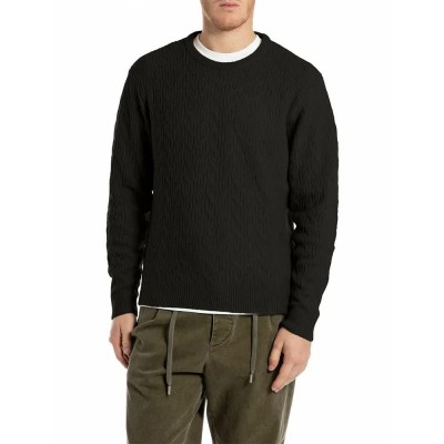 блуза,мъжки,пуловери,replay,uk4872.000.g23894,sweater,black