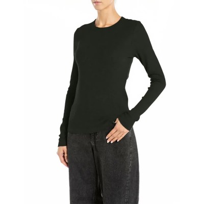 тениска,дамски,тениски,replay,w3414a.000.23970,long,sleeve,t,shirt,black,(black)