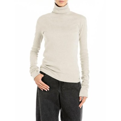 тениска,дамски,тениски,replay,w3445,.000.23970,t,shirt,winter,white,(beige)
