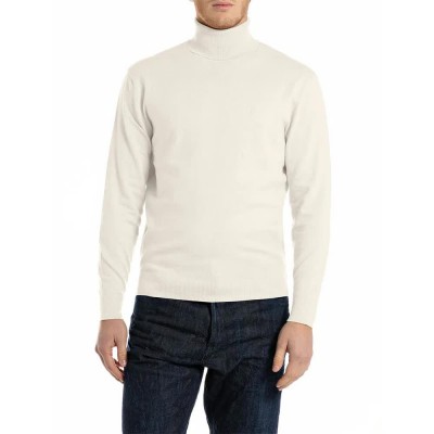 блуза,мъжки,пуловери,дамски,пуловери,replay,uk4861.000.g23138,sweater,white,(butter)