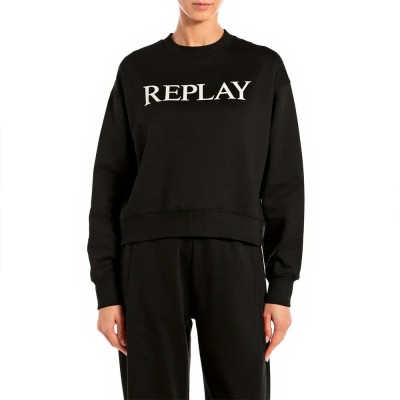 блуза,дамски,блузи,replay,w3461b.000.23802,sweatshirt,black