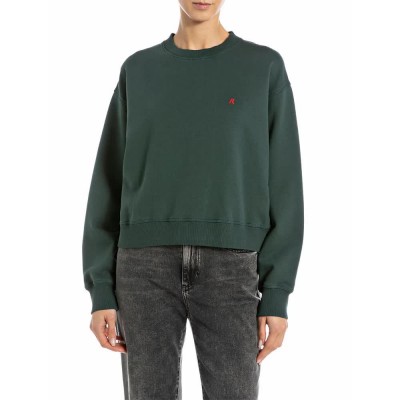 блуза,дамски,блузи,replay,w3461c.000.23808,sweatshirt,bottle,green,(green)