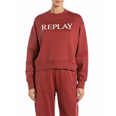 блуза,дамски,блузи,replay,w3461b.000.23802,sweatshirt,wine,red
