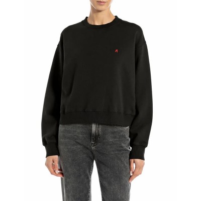 блуза,дамски,блузи,replay,w3461c.000.23808,sweatshirt,black,(black)