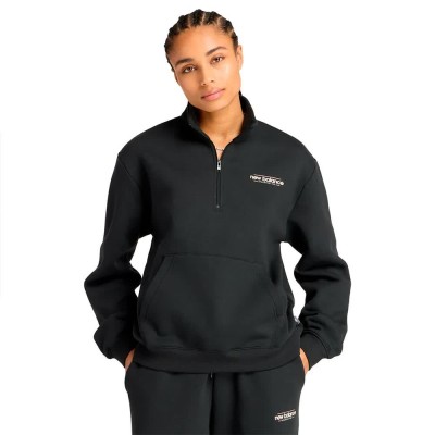 блуза,дамски,блузи,new,balance,reimagined,half,zip,sweatshirt,black