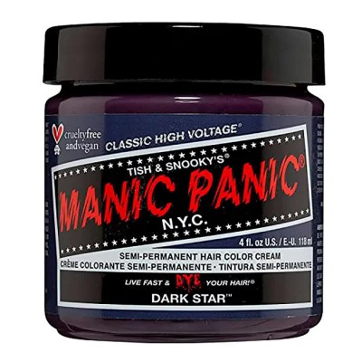 хигиена,коса,manic,panic,classic,high,voltage,dark,star,118ml,hair,dyes,clear