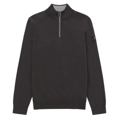 блуза,мъжки,пуловери,ecoalf,larch,half,zip,sweater,dark,pine,(grey)