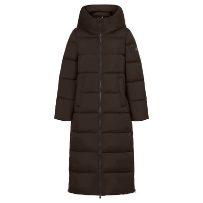 яке,дамски,якета,и,палта,ecoalf,aranda,long,jacket,dark,brown