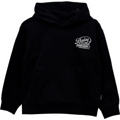 суичър,детски,блузи,replay,sb2454.052.23830,hoodie,black,(black)