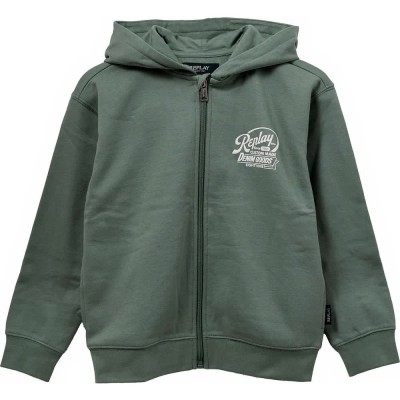 блуза,детски,блузи,replay,sb2723.057.23830,full,zip,sweatshirt,moss,green