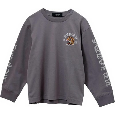 тениска,мъжки,тениски,дамски,тениски,replay,sb7125.050.23700,long,sleeve,t,shirt,grey,(stone,grey)