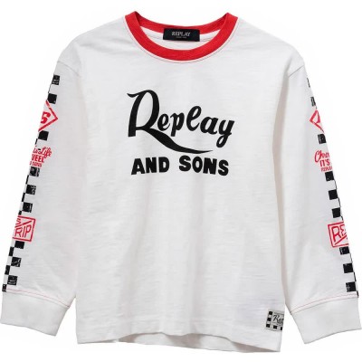 тениска,мъжки,тениски,дамски,тениски,replay,sb7125.052.23976,long,sleeve,t,shirt,white,(natural,white)