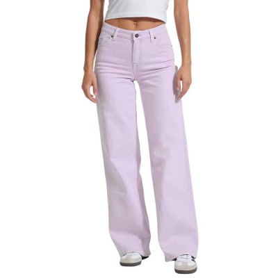 дънки,дамски,панталони,guess,jeans,g11,wide,leg,fit,jeans,natural,purple,(purple)