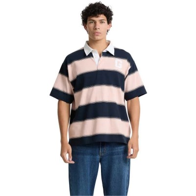 дънки,мъжки,блузи,с,яка,guess,jeans,m5gp30,kcps1,short,sleeve,polo,blue,(blush,cotton,and,blu)